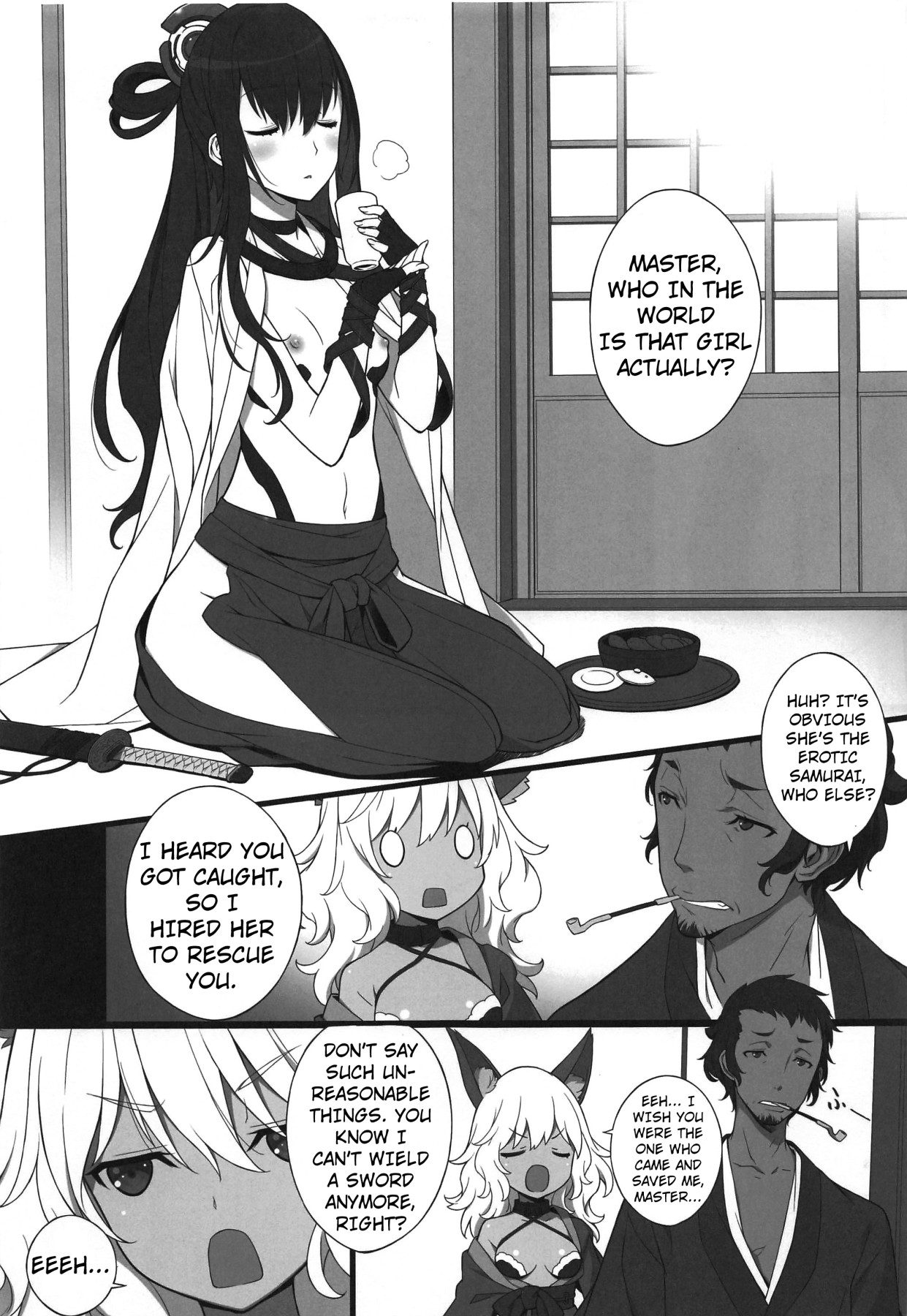 Hentai Manga Comic-Pure Hearted Ero Samurai Continued-Read-4